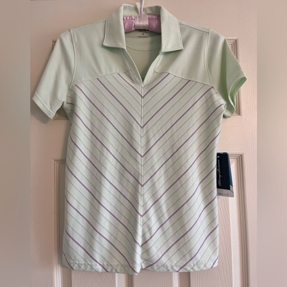 NWT Tommy Armour Dri-Logic Performance Golf Polo Women Size Small